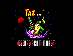 Taz in Escape from Mars 0